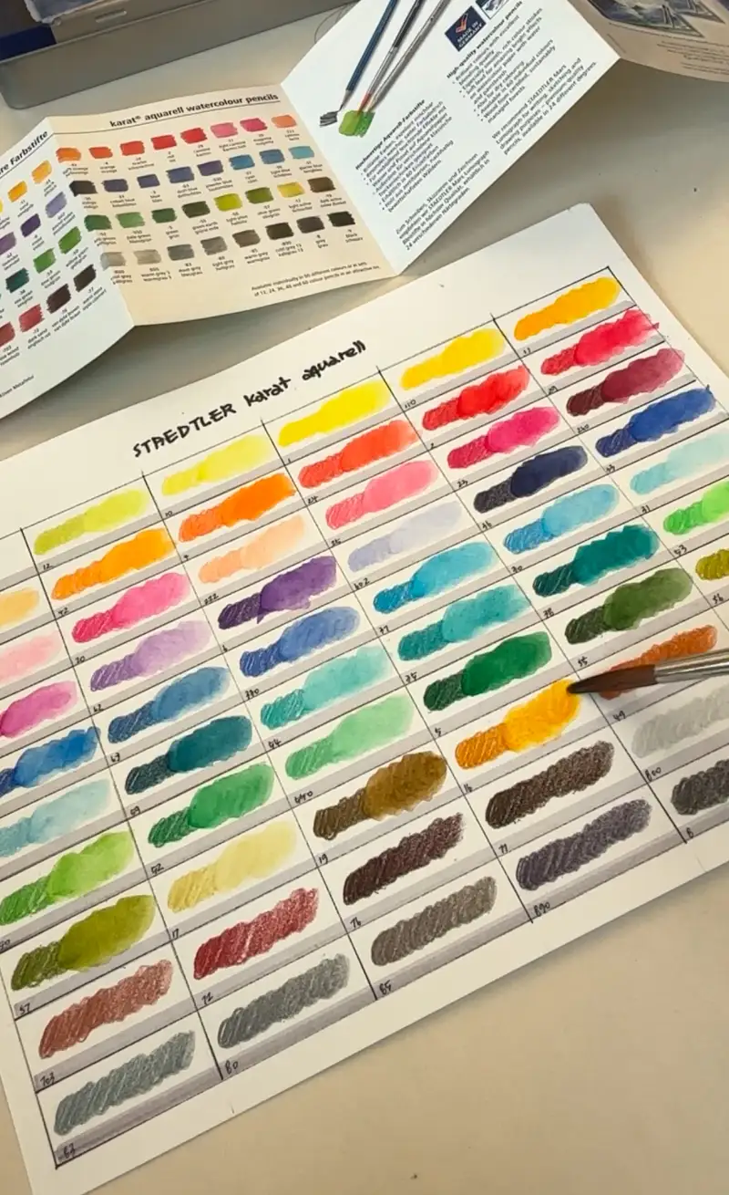 수채색연필,스테들러