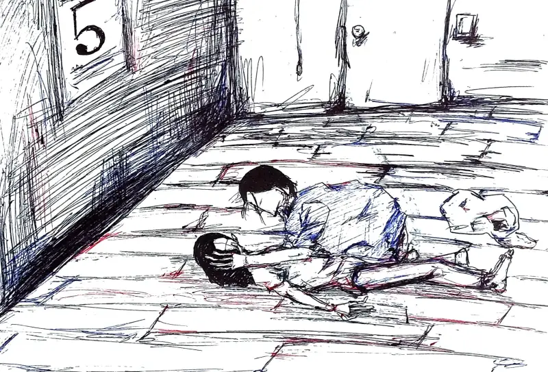 볼펜,삼색볼펜,책,소설,운수좋은날,김첨지