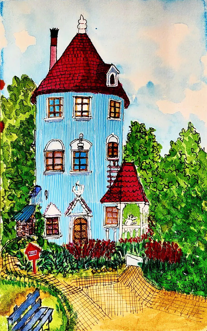 드로잉로그챌린지3기,3주차,책그리기,수채화