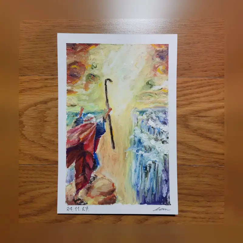 드로잉로그,3기,3주차,책,성경,모세오경,출애굽기,모세,홍해,하나님