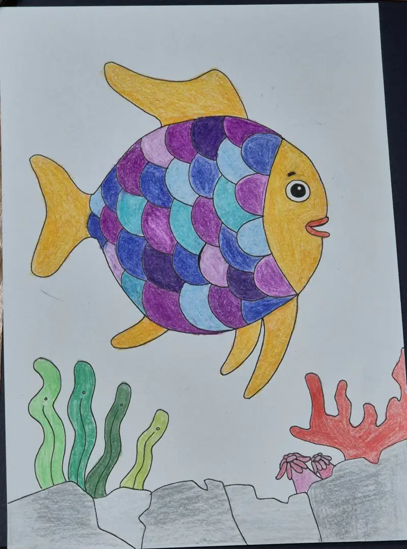 화방넷드로잉로그,무지개물고기,프리즈마,유성색연필,파버카스텔,수채색연필
