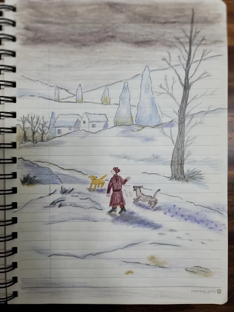 드로잉로그,화방넷,세번째챌린지,색연필화,프리즈마칼라,유성색연필,나의프로방스,삽화,모사화