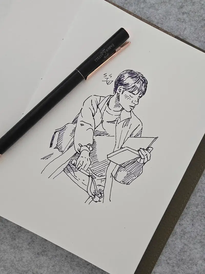 드로잉로그,화방넷드로잉로그,만년필,드로잉,파버카스텔