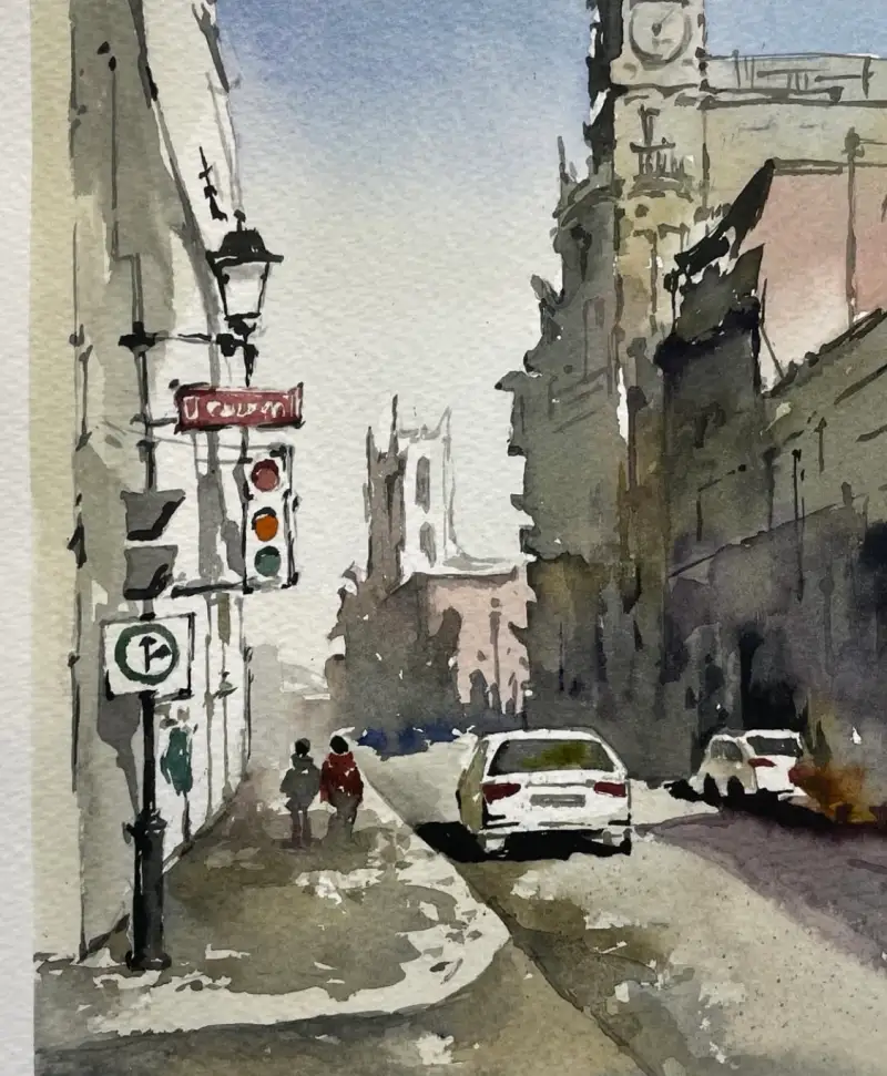 상세,부분컷,수채화드로잉,미젤로골드미션