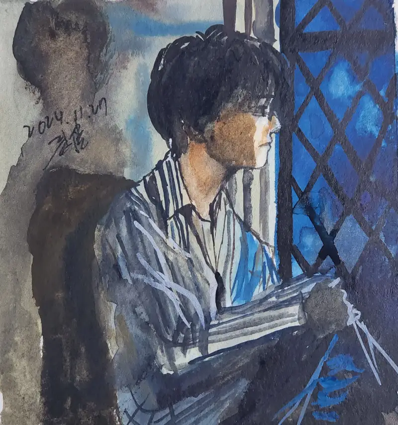 드로잉로그,화방넷드로잉로그,미젤로과슈,과슈,해리포터,책