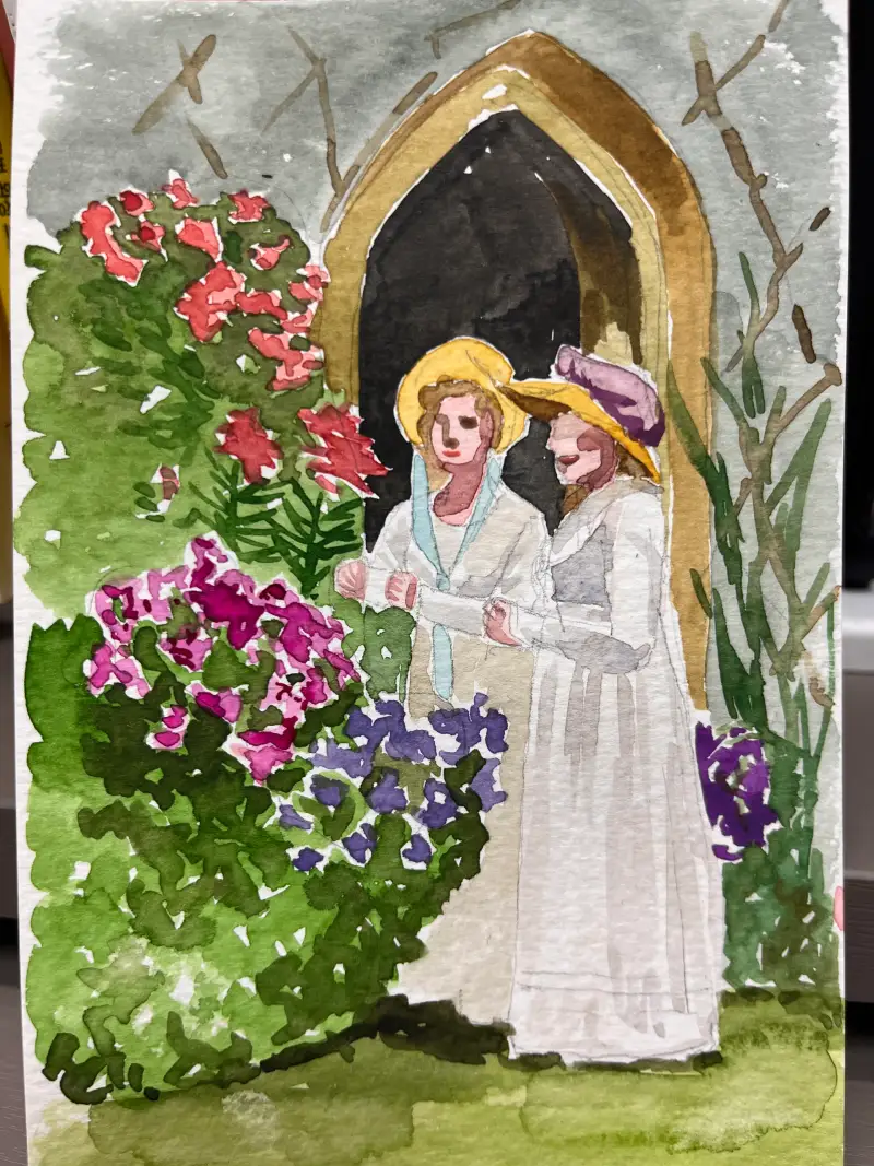 드로잉로그,화방넷,매일그림챌린지,수채화,비커밍제인