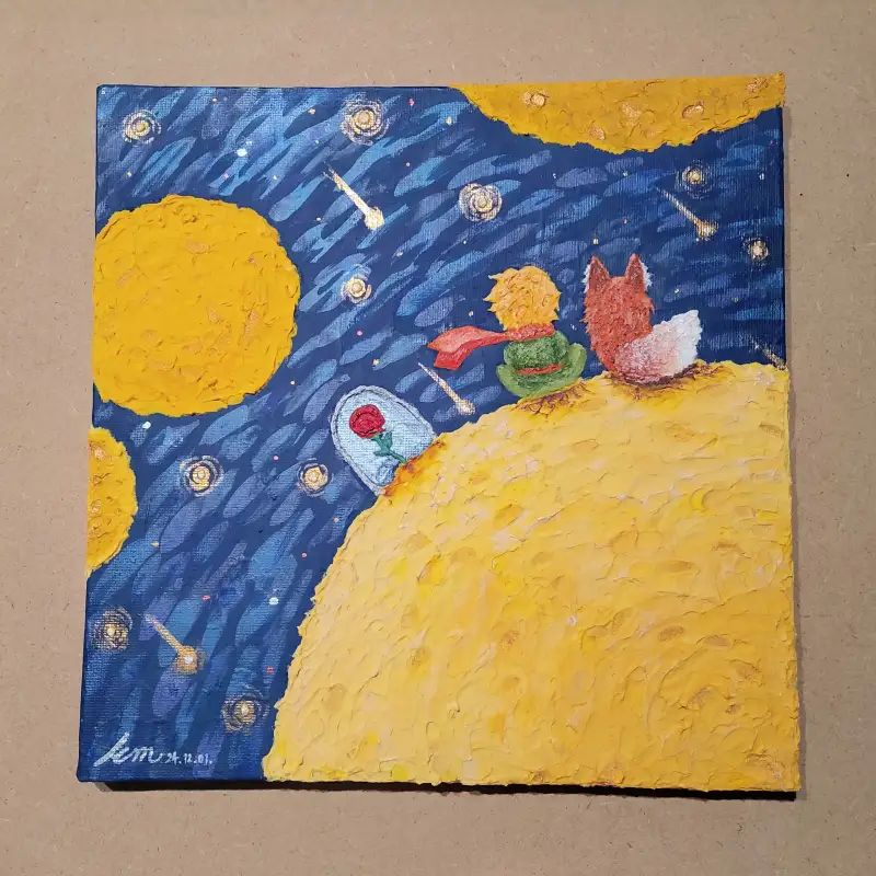 어린왕자,드로잉로그,3기,책,주제,스컬프쳐,페인팅,lcm