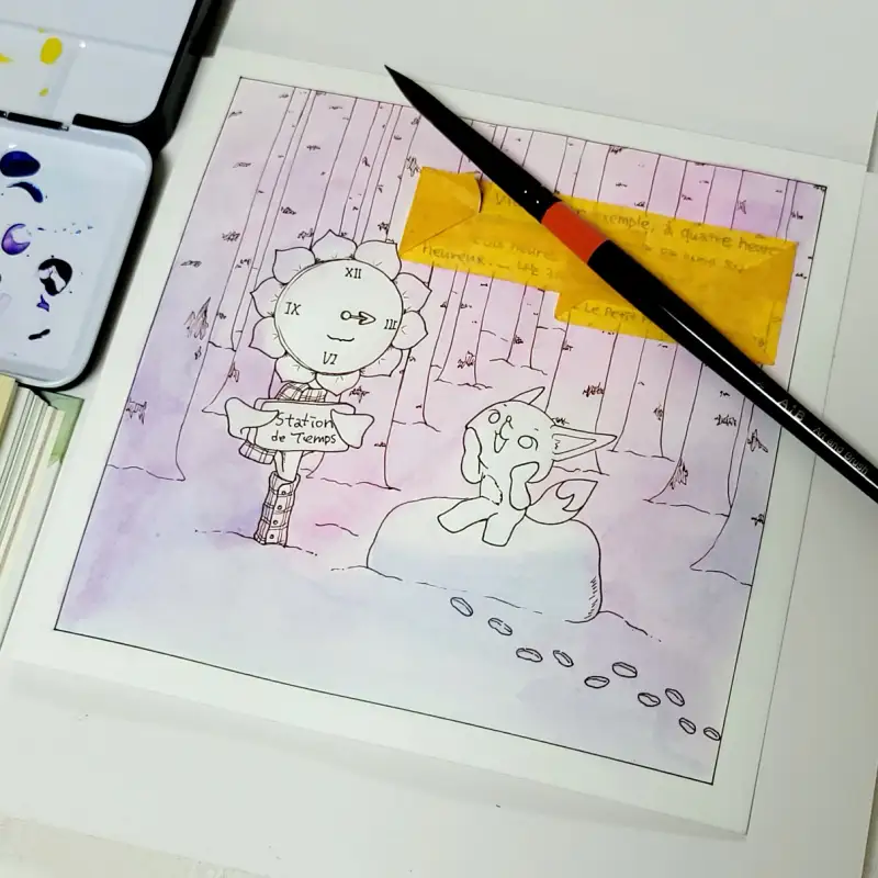 미젤로,미션골드,미젤로물감,미젤로미션골드,수채화물감,AnB,수채화붓