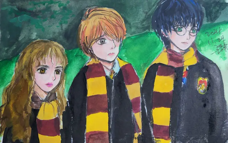 화방넷드로잉로그,드로잉로그,미젤로과슈,과슈,해리포터,책