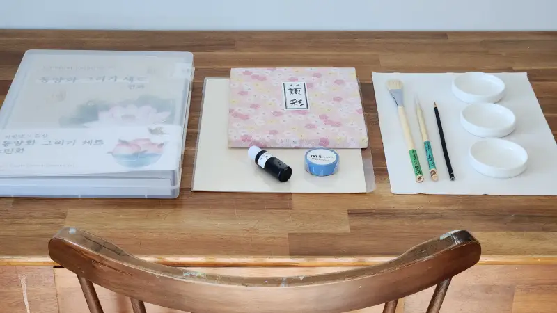 길상동양화그리기세트,동양화그리기세트,민화그리기세트