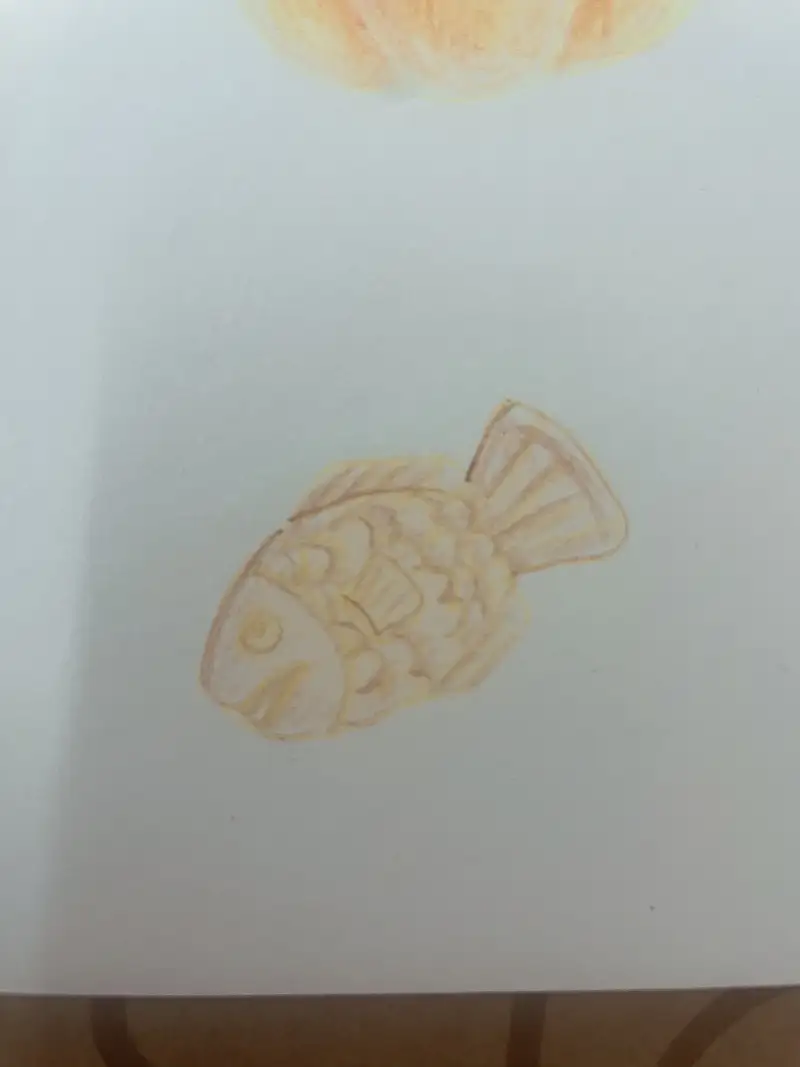 드로잉로그,겨울간식,붕어빵