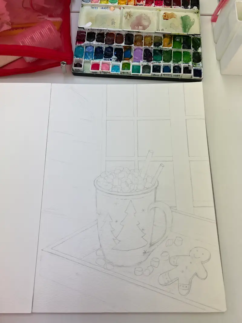 신한수채화물감