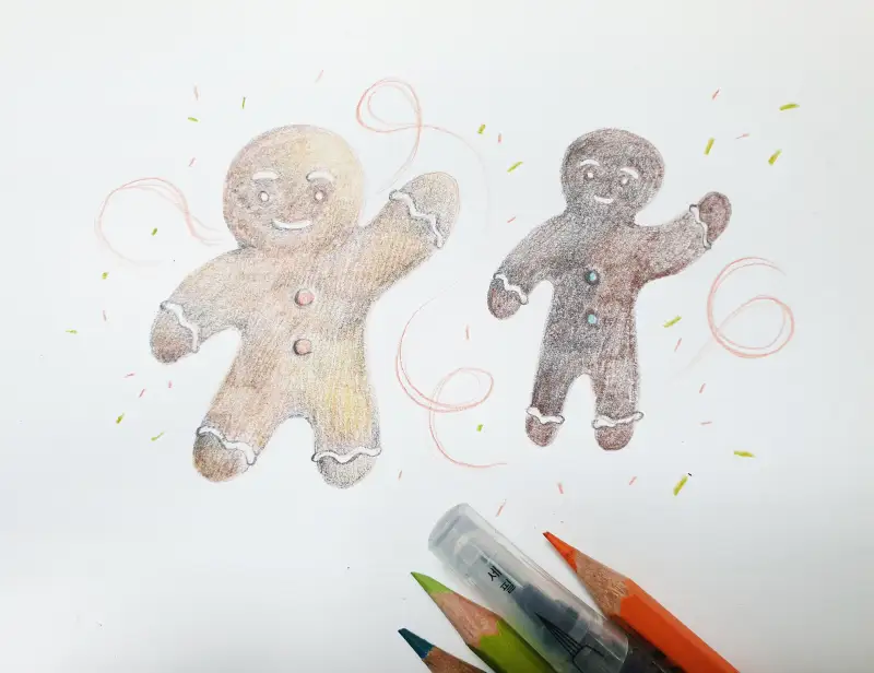 스테들러,수채,색연필.,세필,물붓,,5b,겨울쿠키