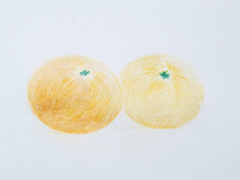 스테들러,수채색연필,귤,겨울간식