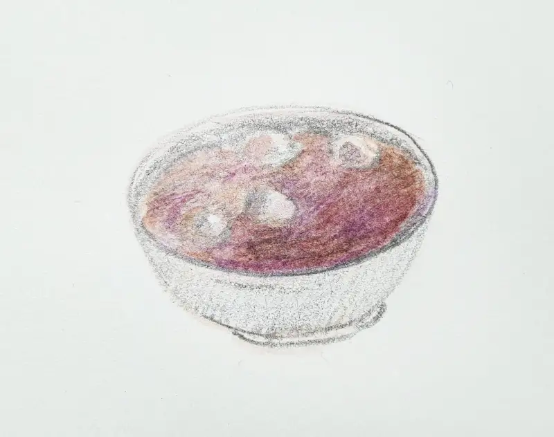 스테들러,,5b,팥죽,수채색연필