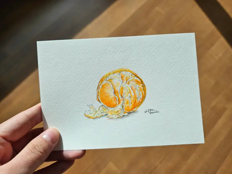 화방넷드로잉로그,드로잉로그,사용한재료,화방넷,겨울간식드로잉,파버카스텔,스테들러,파브리아노