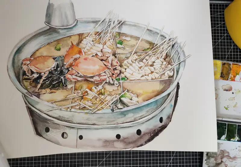 드로잉로그4기,겨울간식,1주차미션