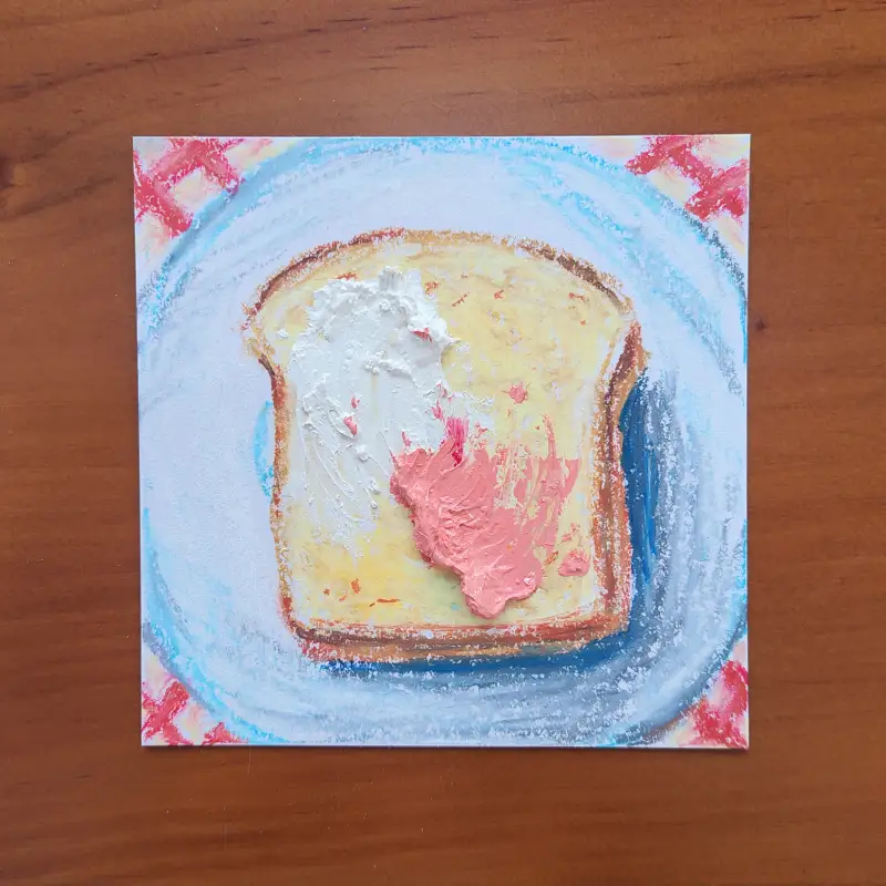 식빵,추운,겨울,간단,식사,드로잉로그,4기,1주차