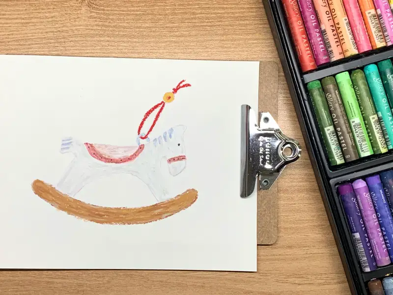 문교오일파스텔,화방넷드로잉로그