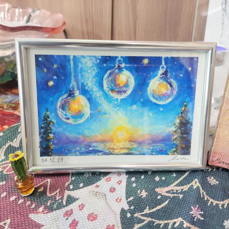 오너먼트,메리,크리스마스,해피뉴이어,2025,드로잉로그,4기,2주차