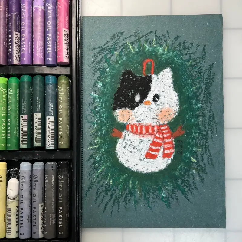 오일파스텔,오너먼트