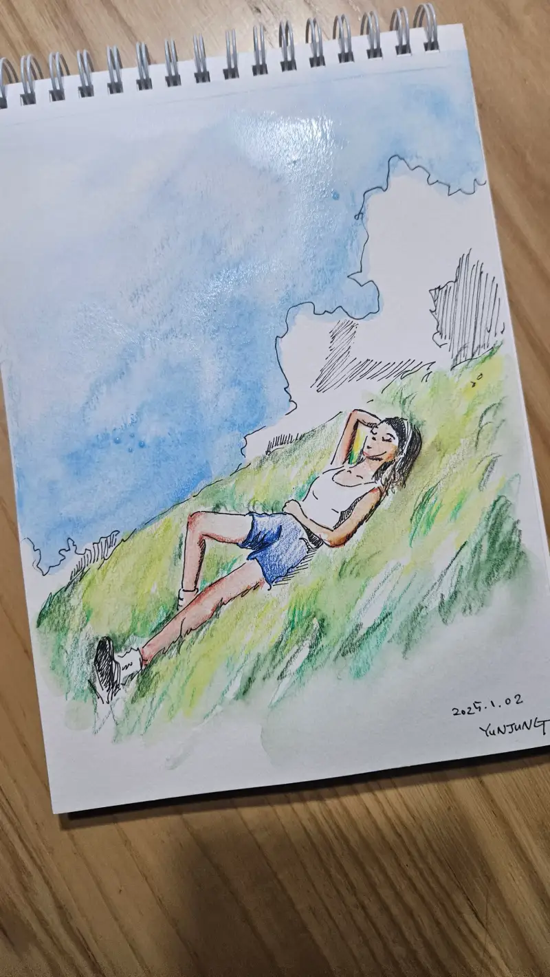 색연필일러스트,화방넷드로잉로그,화방넷,드로잉로그4기,그림습관,파버카스텔색연필,수채색연필