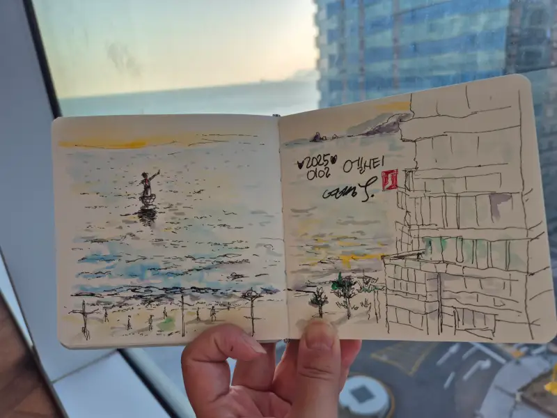 LCT,부산,해운대,퀵드로잉