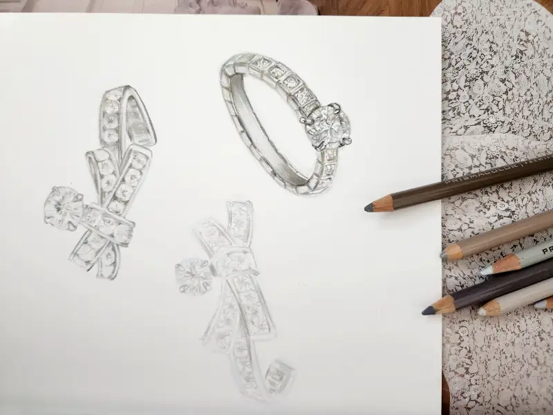 드로잉로그4기,선물,예쁜악세사리,색연필화