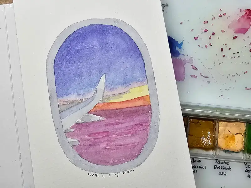 화방넷드로잉로그,드로잉로그,그림습관,여행,수채화