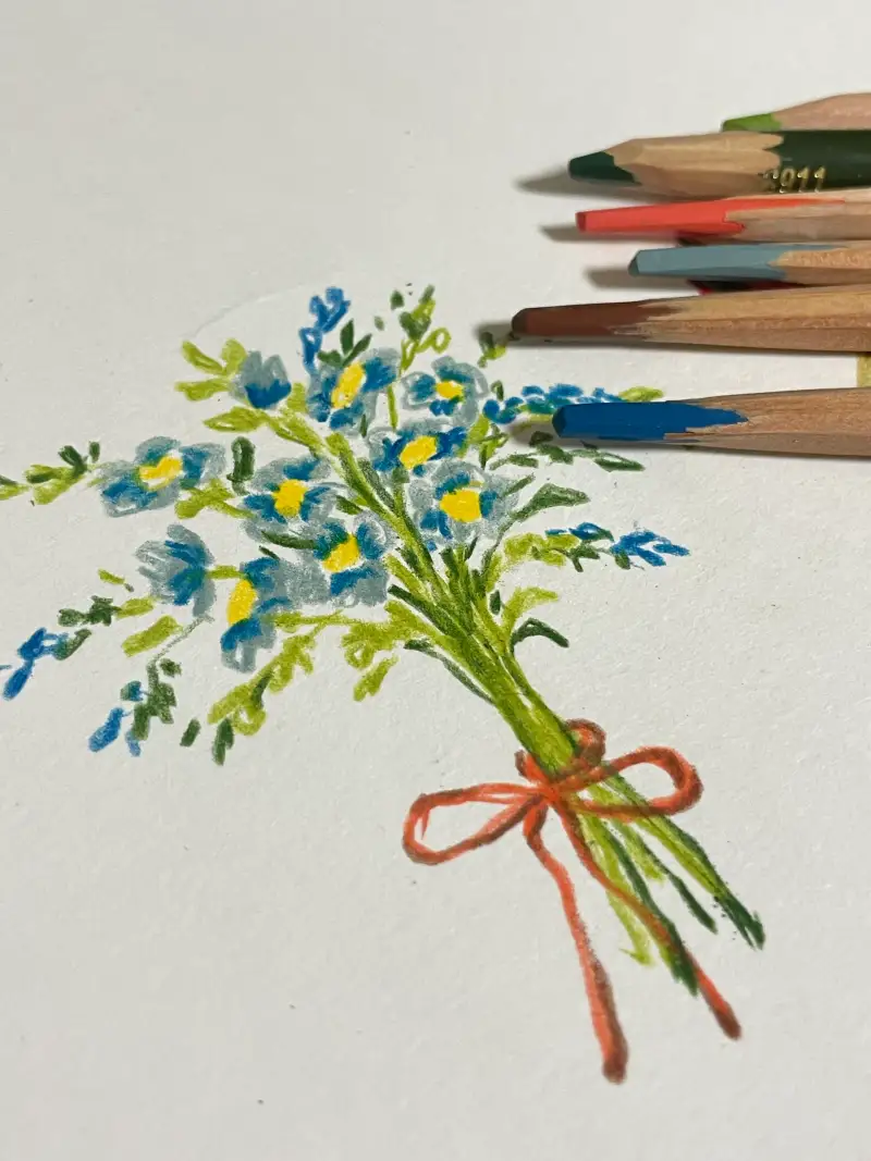 화방넷드로잉로그,드로잉로그챌린지,선물그리기,야생화