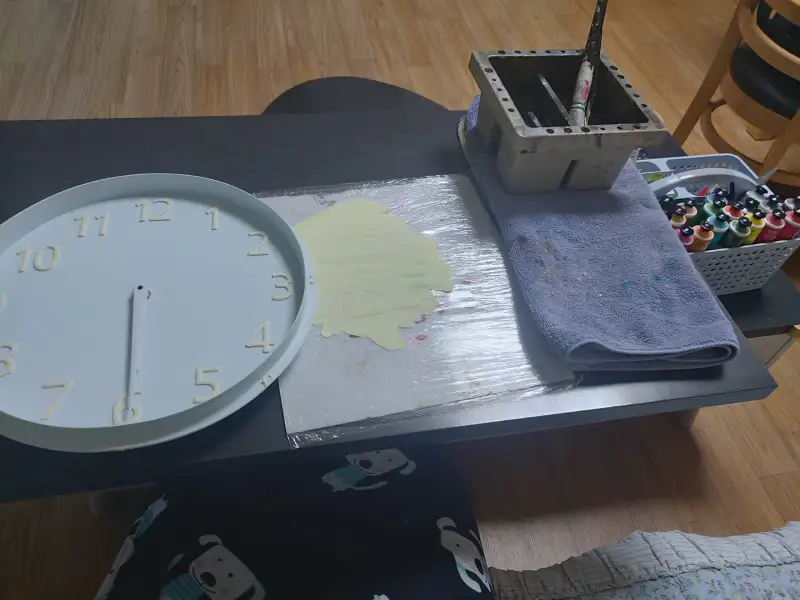 아크릴물감,조소냐