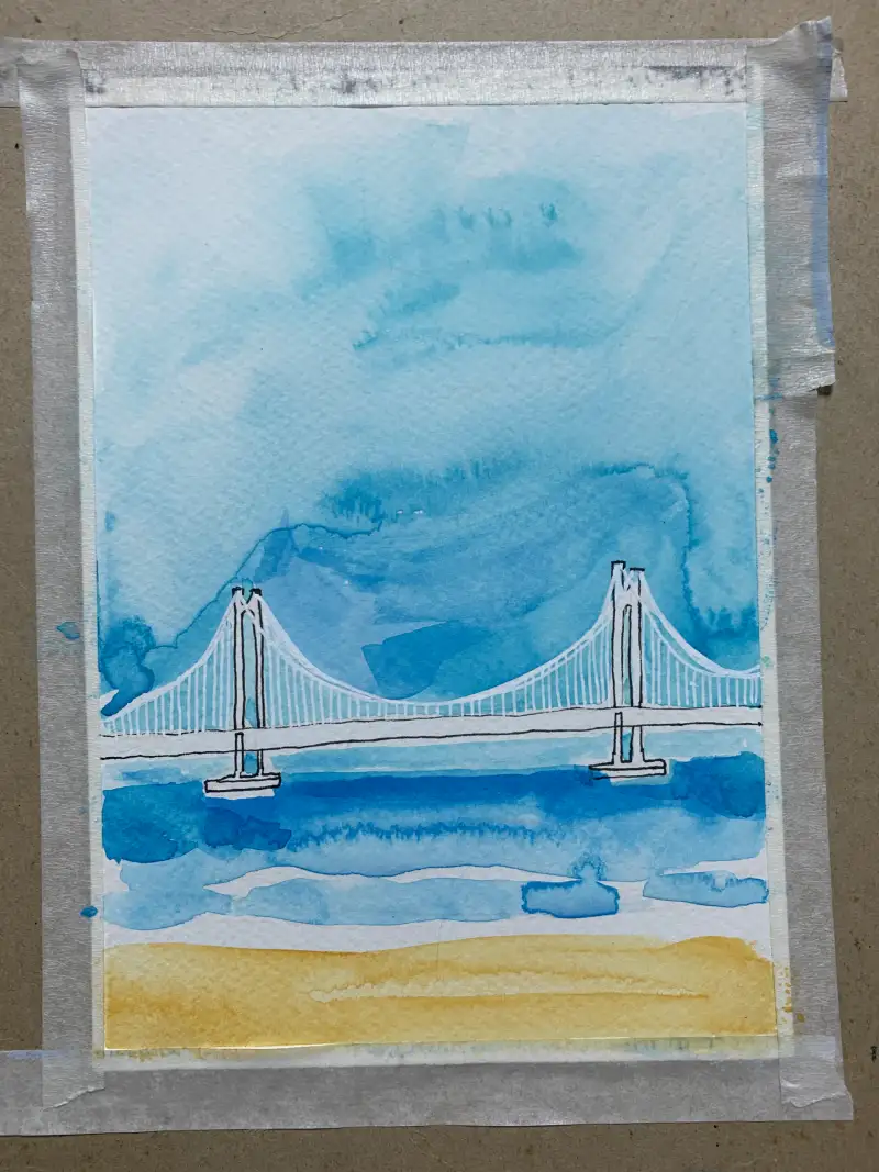 SWC,수채화,홀베인과슈