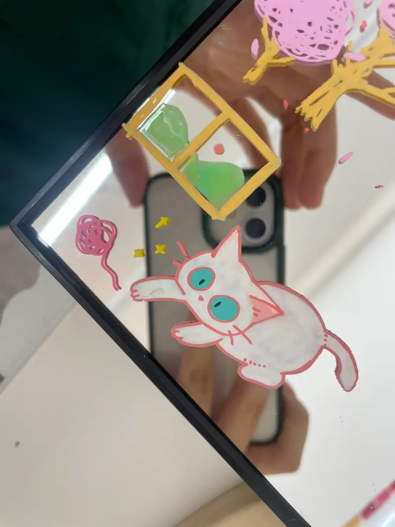 포스카마카,파스텔,기본,거울그림,드로잉로그