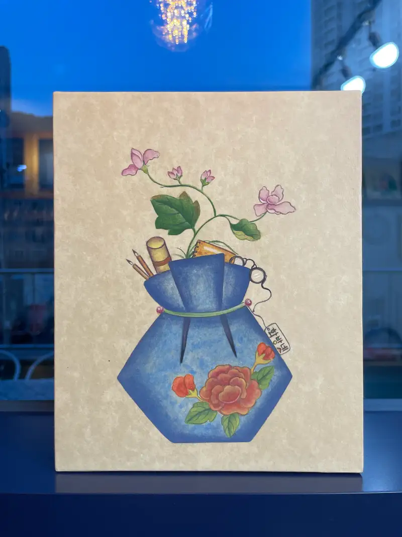 봉채,길상봉채,길상두방지,도자파렛트,민화물감,동양화물감