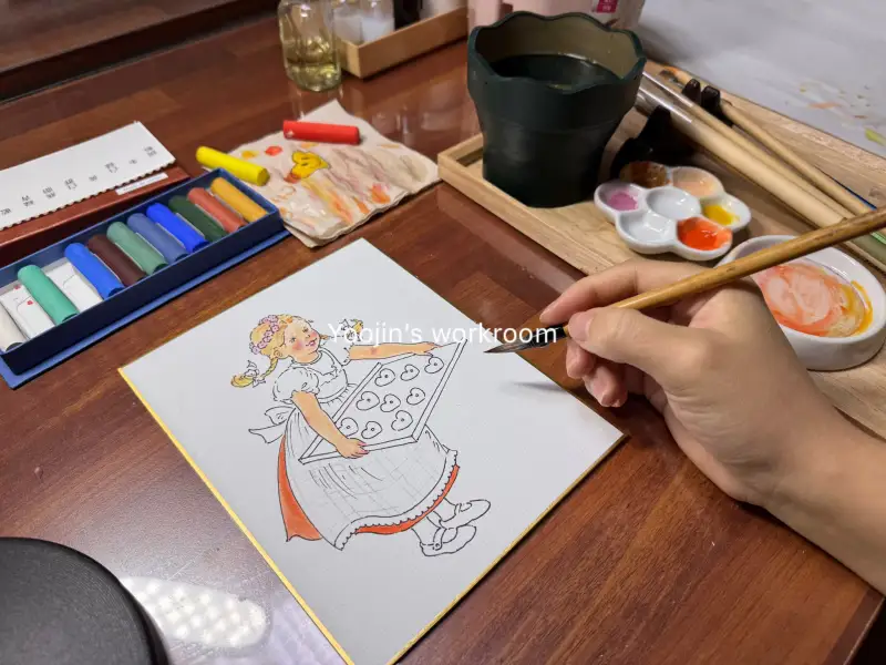 길상봉채12색,길상,길상두방지,길상물감,봉채,동양화물감