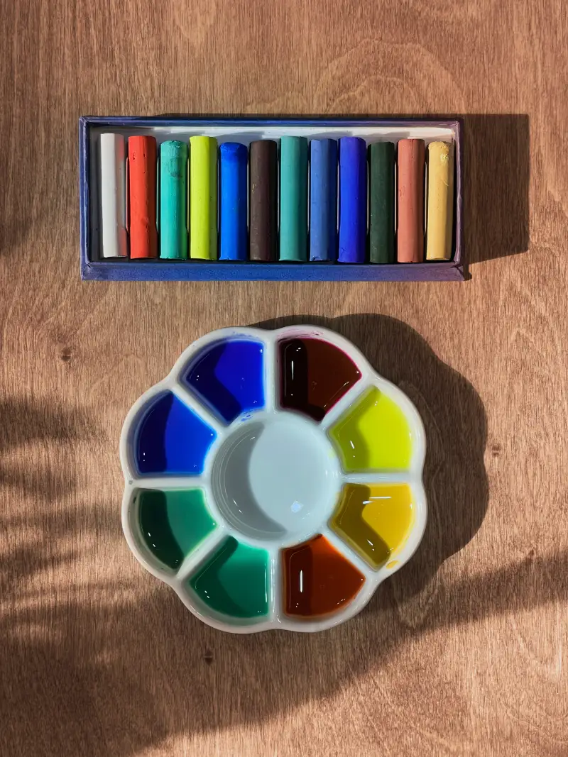 길상,길상봉채,도자기팔레트,길상두방지