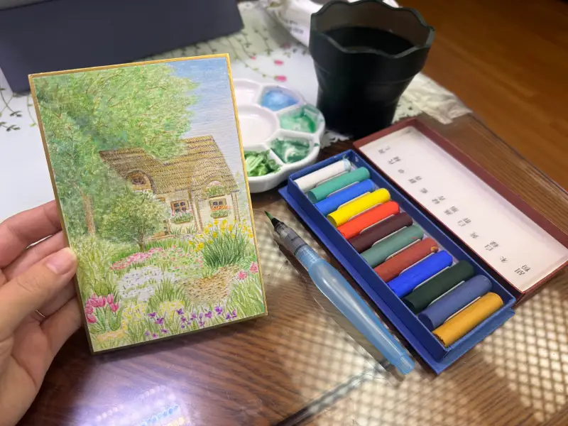 길상,길상봉채,길상두방지,파버카스텔알버트뒤러,파버카스텔수채색연필,펜텔워터브러쉬,워터브러쉬
