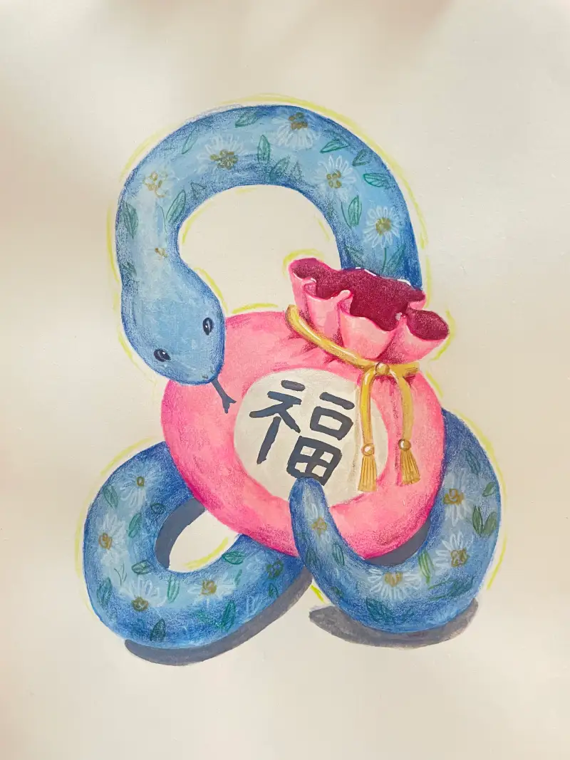 청사의해,새해,2025년,뱀띠해,화방넷드로잉로그