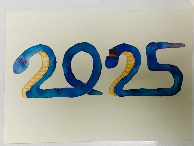 드로잉로그,화방넷드로잉로그,청사의해,2025년첫그림,1주차첫번째