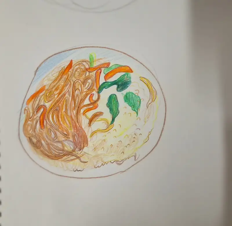 색연필그림,다이소색연필