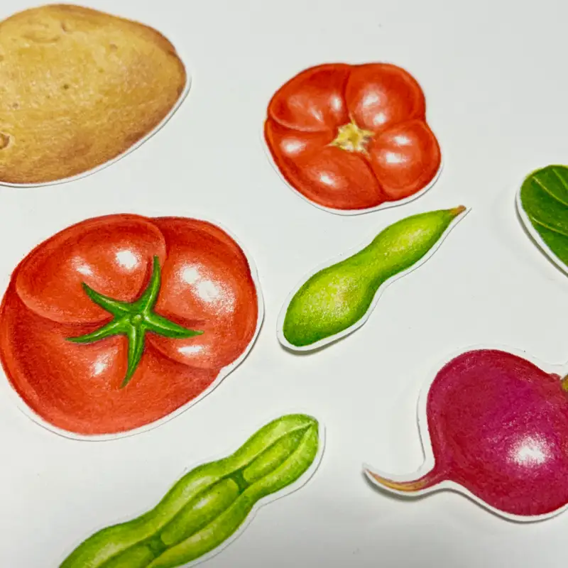 손그림,프리즈마색연필,드로잉로그5기,프리즈마,색연필,자연,야채,과일