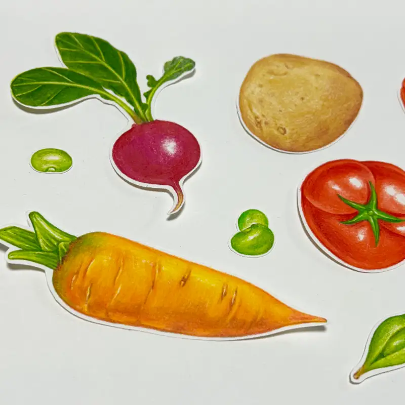 드러잉로그,자연,야채,과일,자연일러스트,당근,토마토,드로잉로그5기