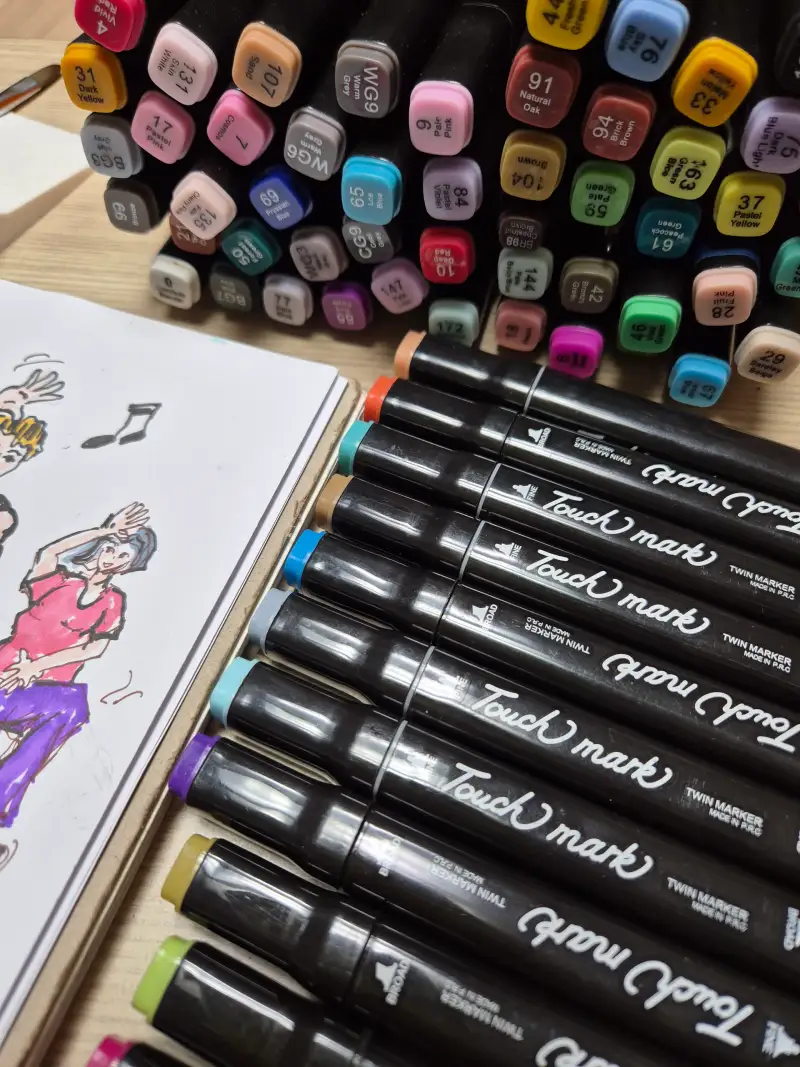 신한,트윈마카펜,펜드로잉