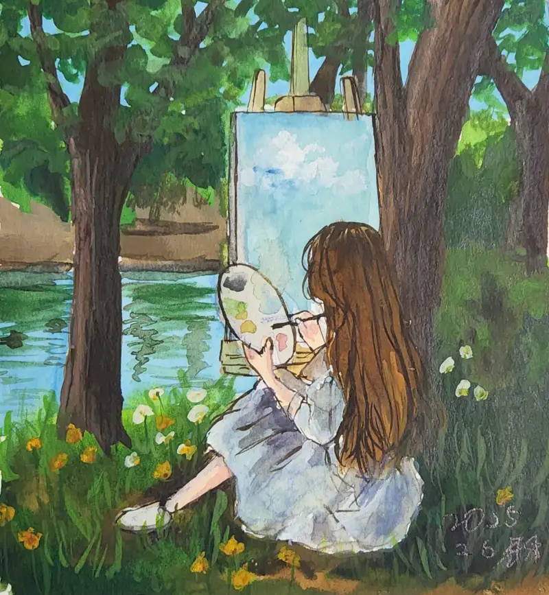 드로잉로그,화방넷드로잉로그,미젤로과슈,과슈,버킷리스트,수채화