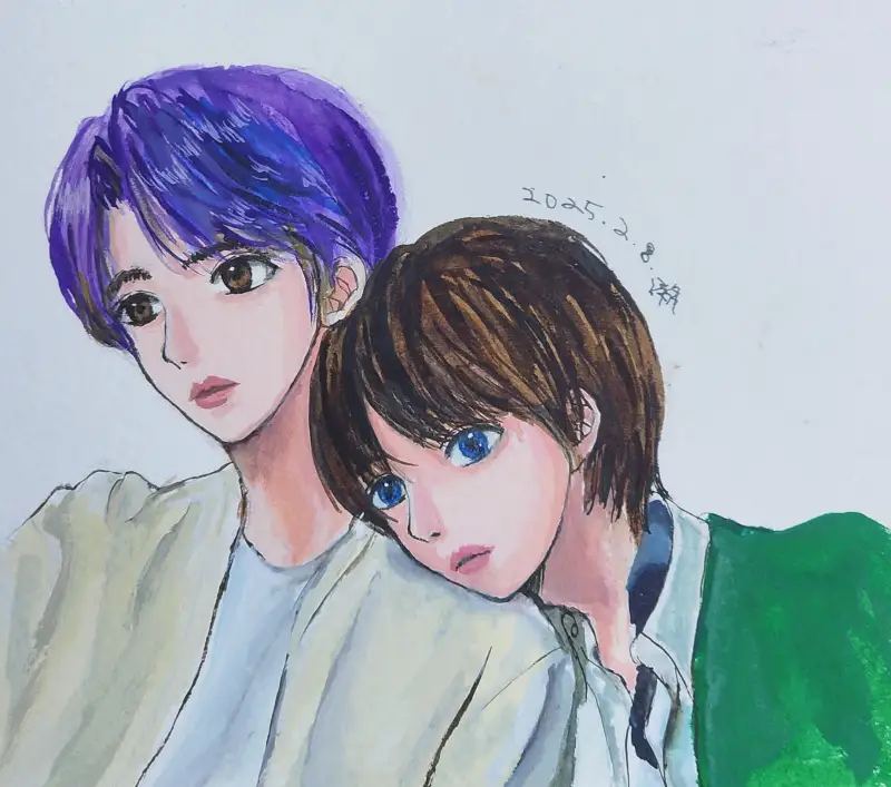 드로잉로그,화방넷드로잉로그,과슈,미젤로과슈,수채화,버킷리스트