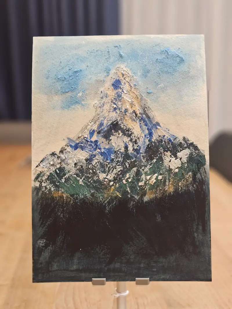 아크릴나이프화,아크릴물감,쉴드에픽아크릴물감