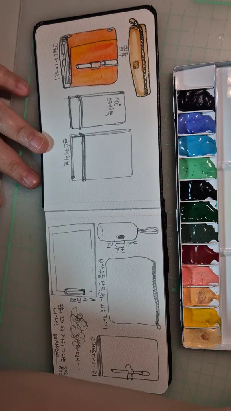 신한전문가용수채화물감