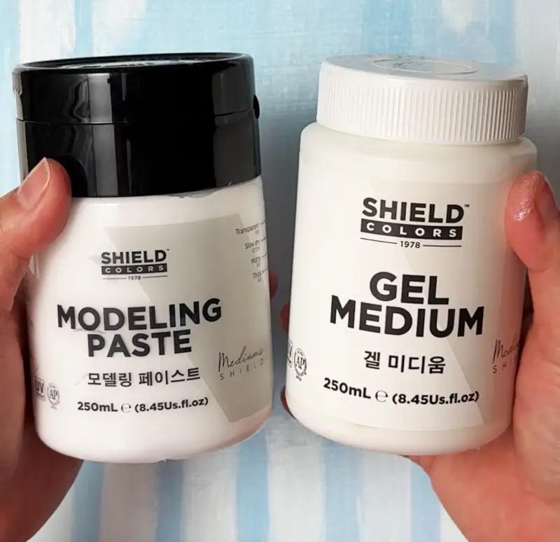 모델링페이스트,겔미디움,쉴드,내돈내산