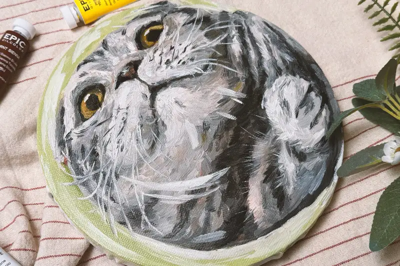 에라캔버스R20,고양이그림