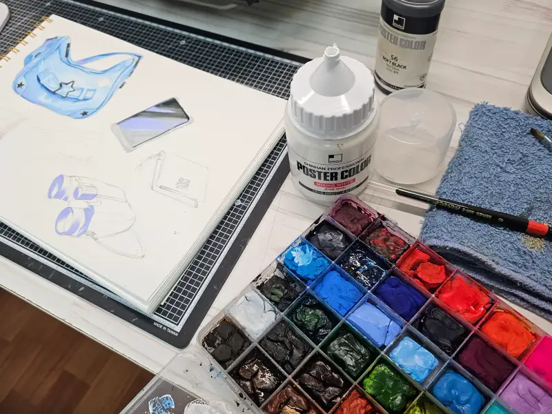 신한패스물감,포스터칼라